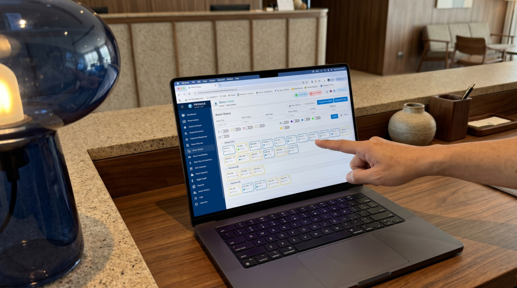 ทีมงาน FROMAS ให้คำปรึกษาระบบ PMS กับโรงแรมไทย