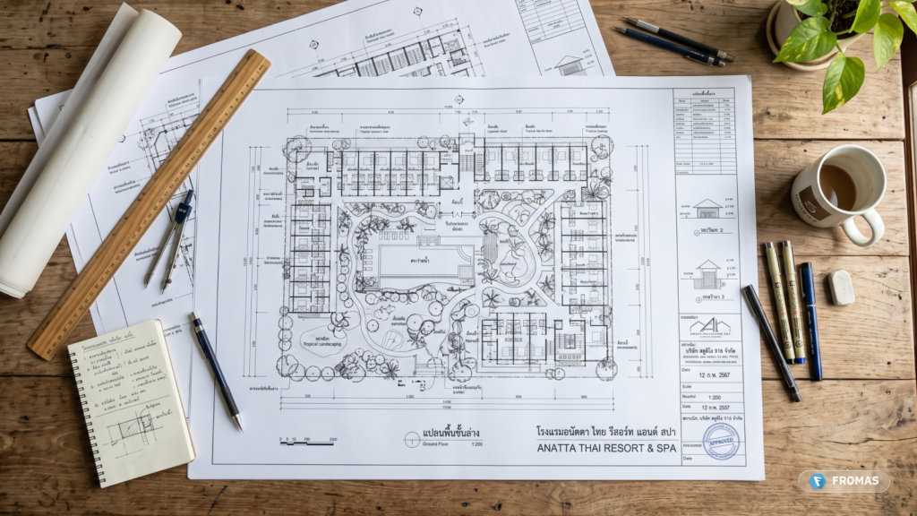 FROMAS - build a hotel การออกแบบโรงแรม